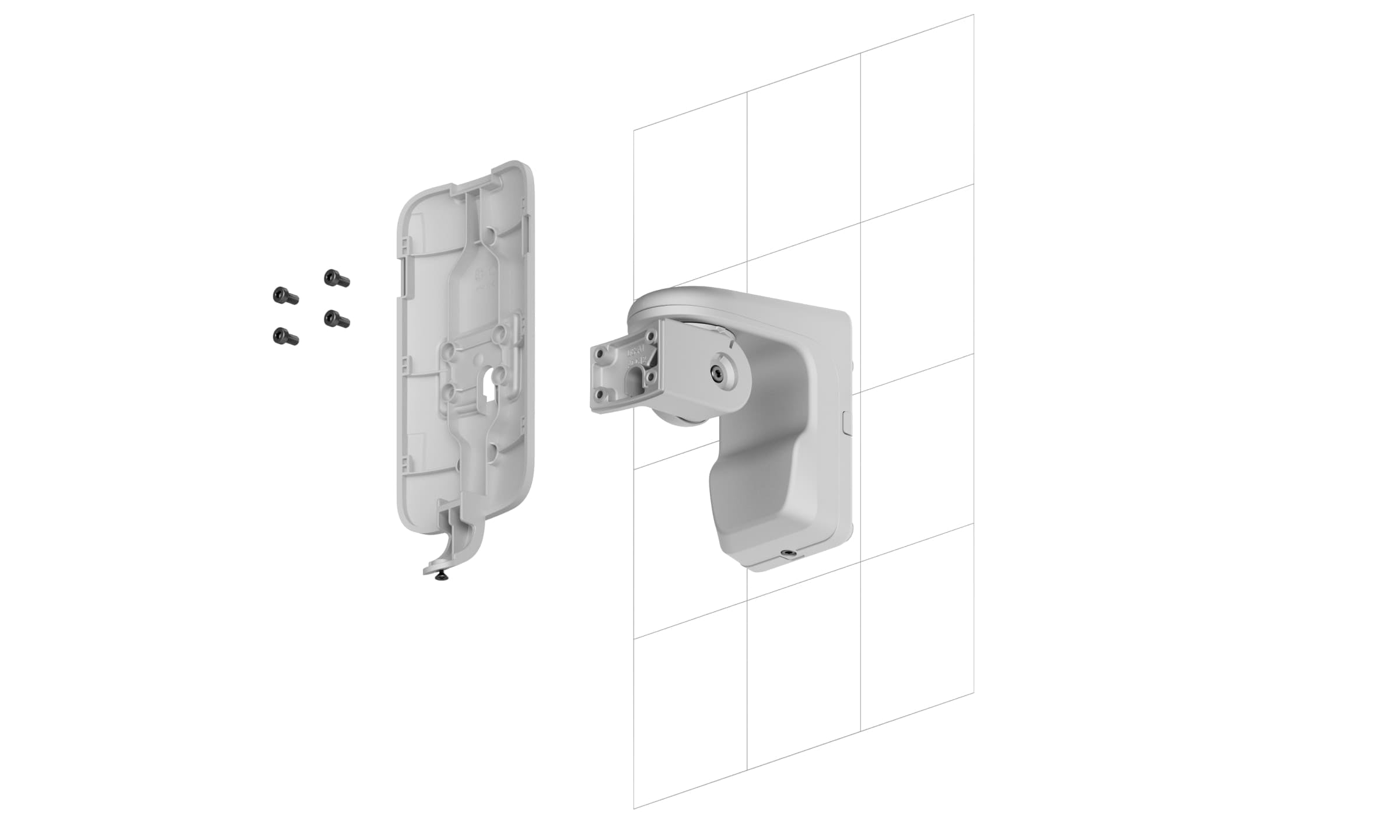 Attach the SmartBracket mounting panel