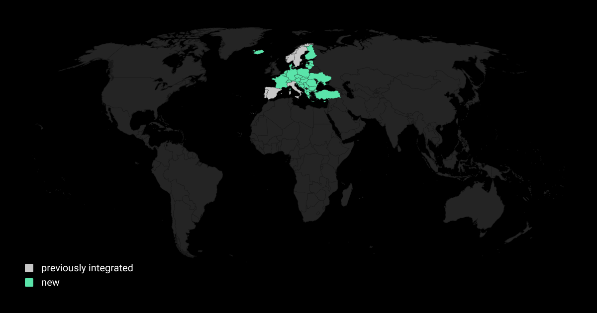 Map regions