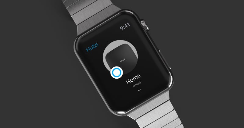 How to manage Ajax security system with Apple Watch