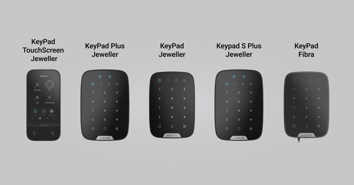 ajax keypad