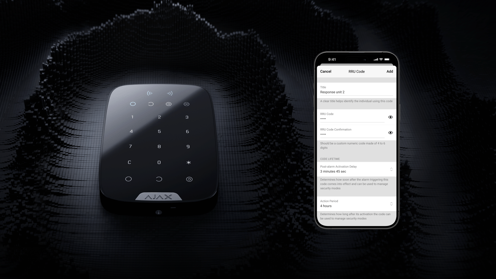 Introducing temporary keypad passcodes for rapid response units