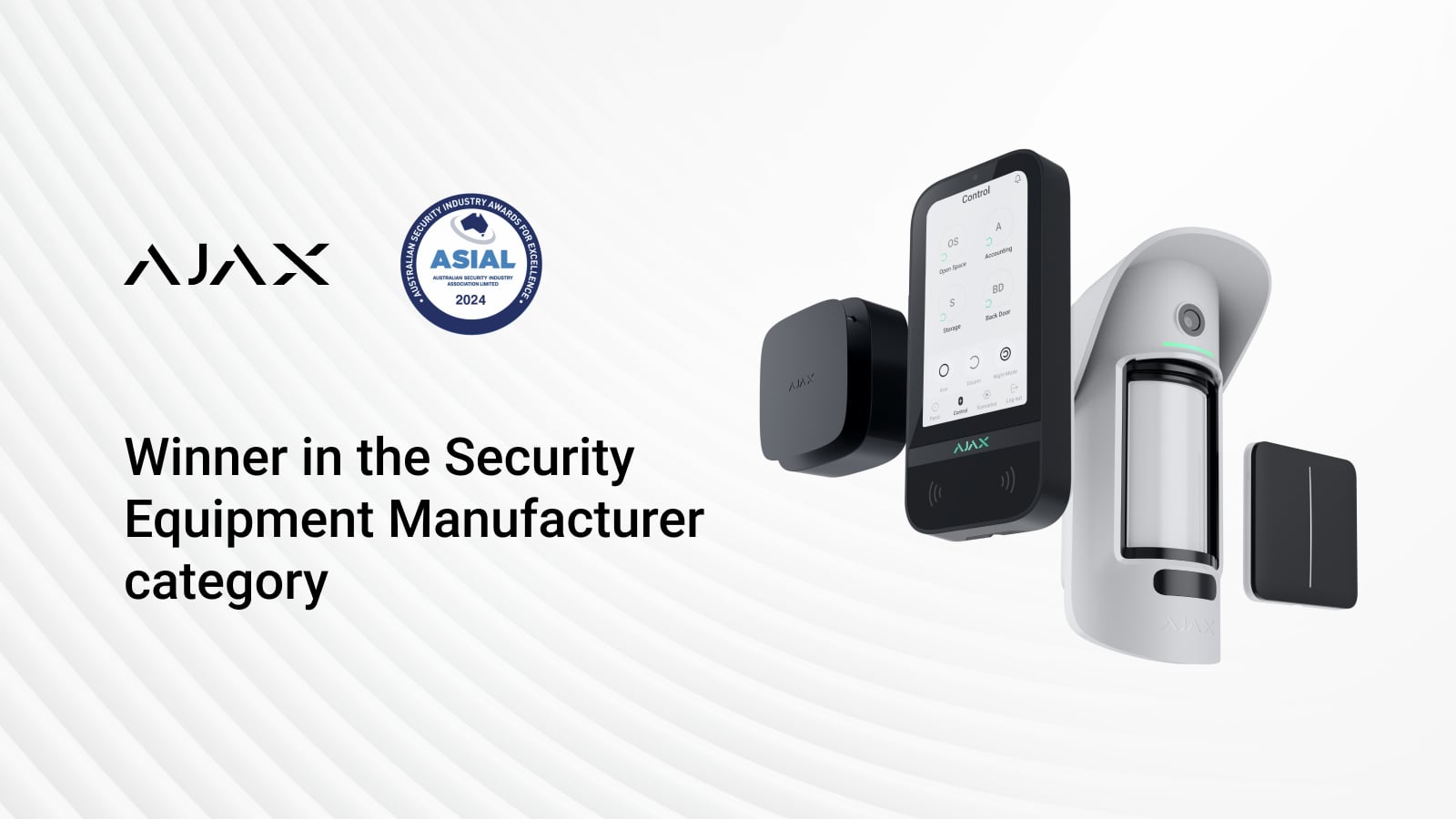 Ajax Systems vince il premio Australian Security Industry Awards for Excellence 2024