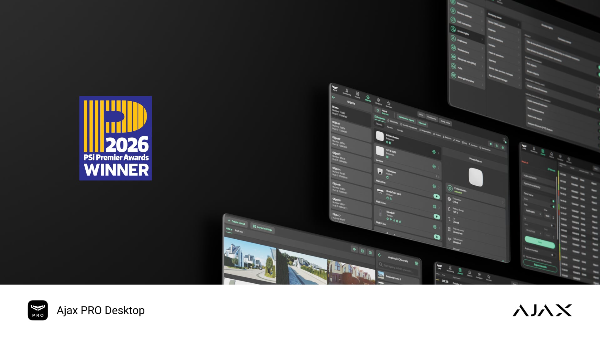 Ajax PRO Desktop gewinnt bei den PSI Premier Awards 2026