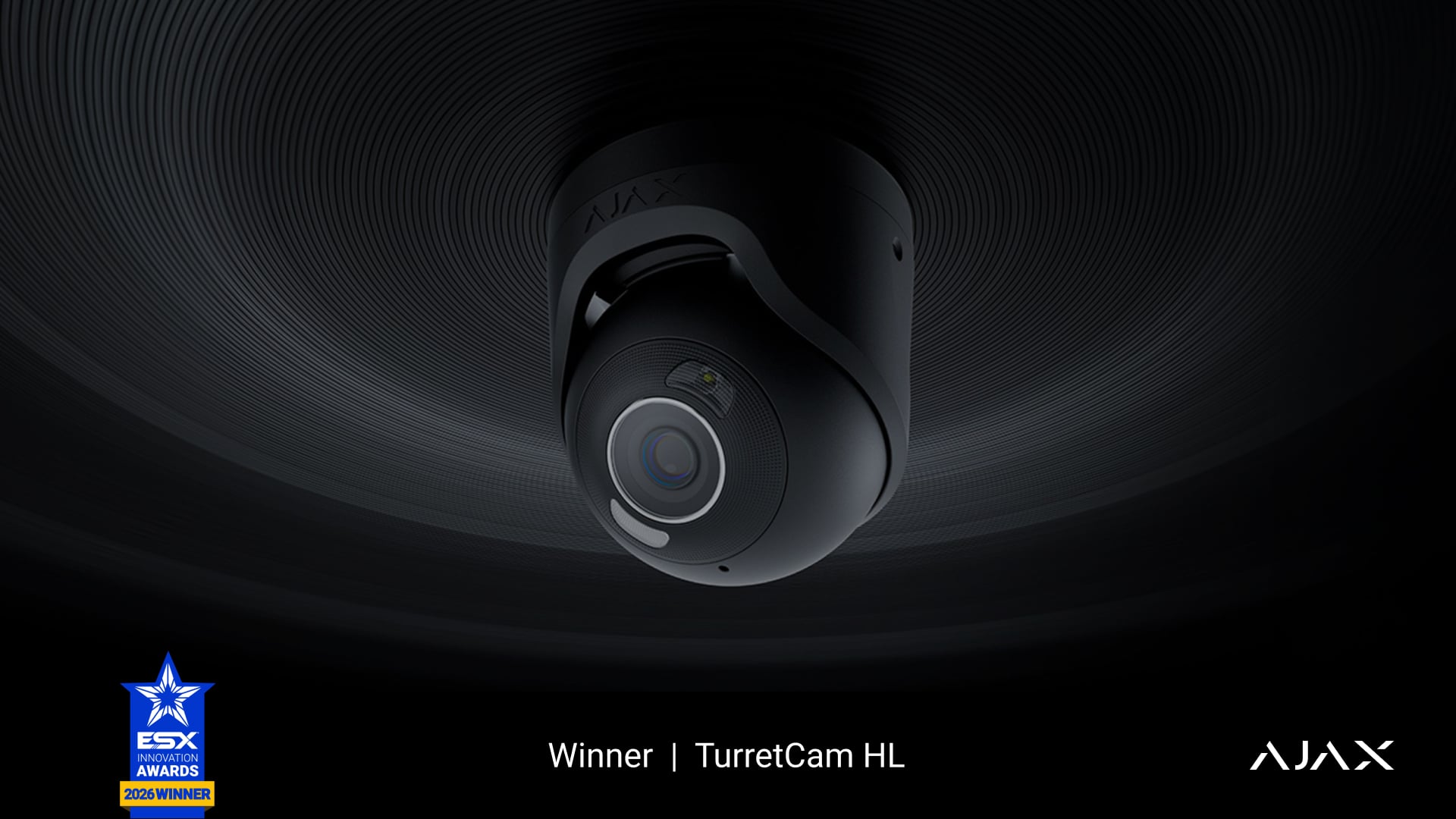 Ajax Systems triunfa en los ESX Innovation Awards 2026 con la TurretCam HL