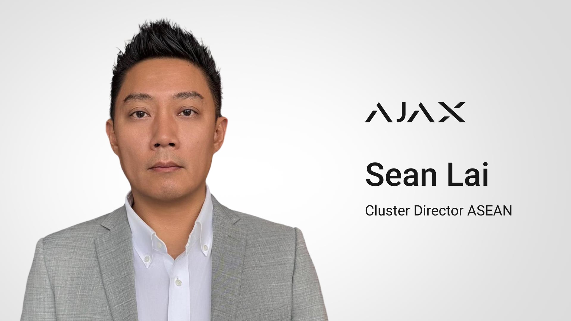 Ajax Systems appoints Sean Lai as Cluster Director for ASEAN