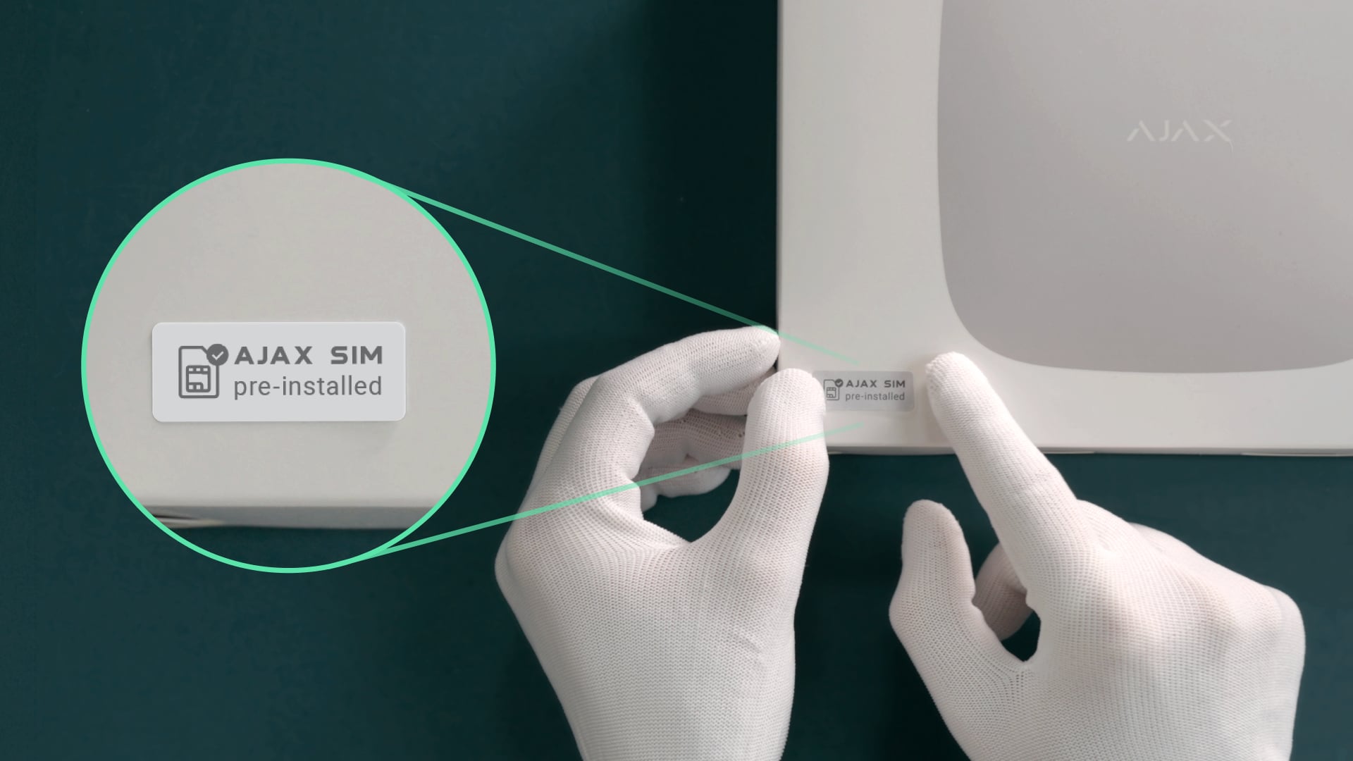 Ajax SIM now comes pre-installed in Ajax hubs