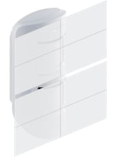 Detection of an obstacle in front of two lens