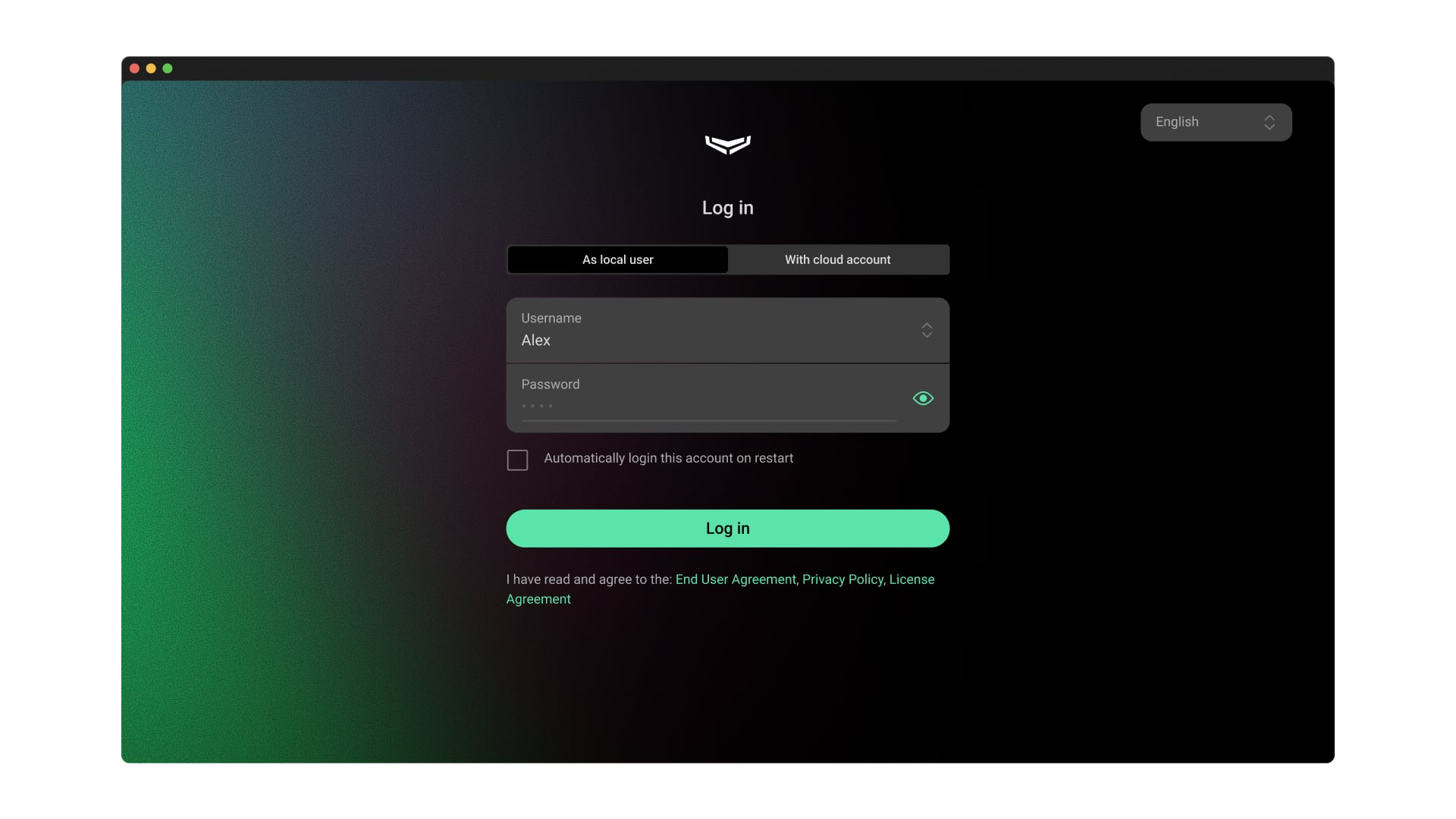 Варіанти входу в систему VMS