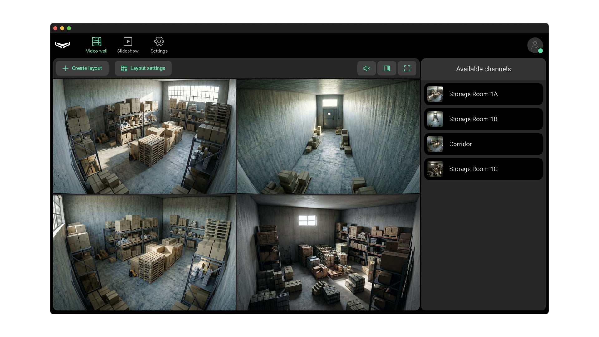 Відеостіна в системі VMS відеореєстратора