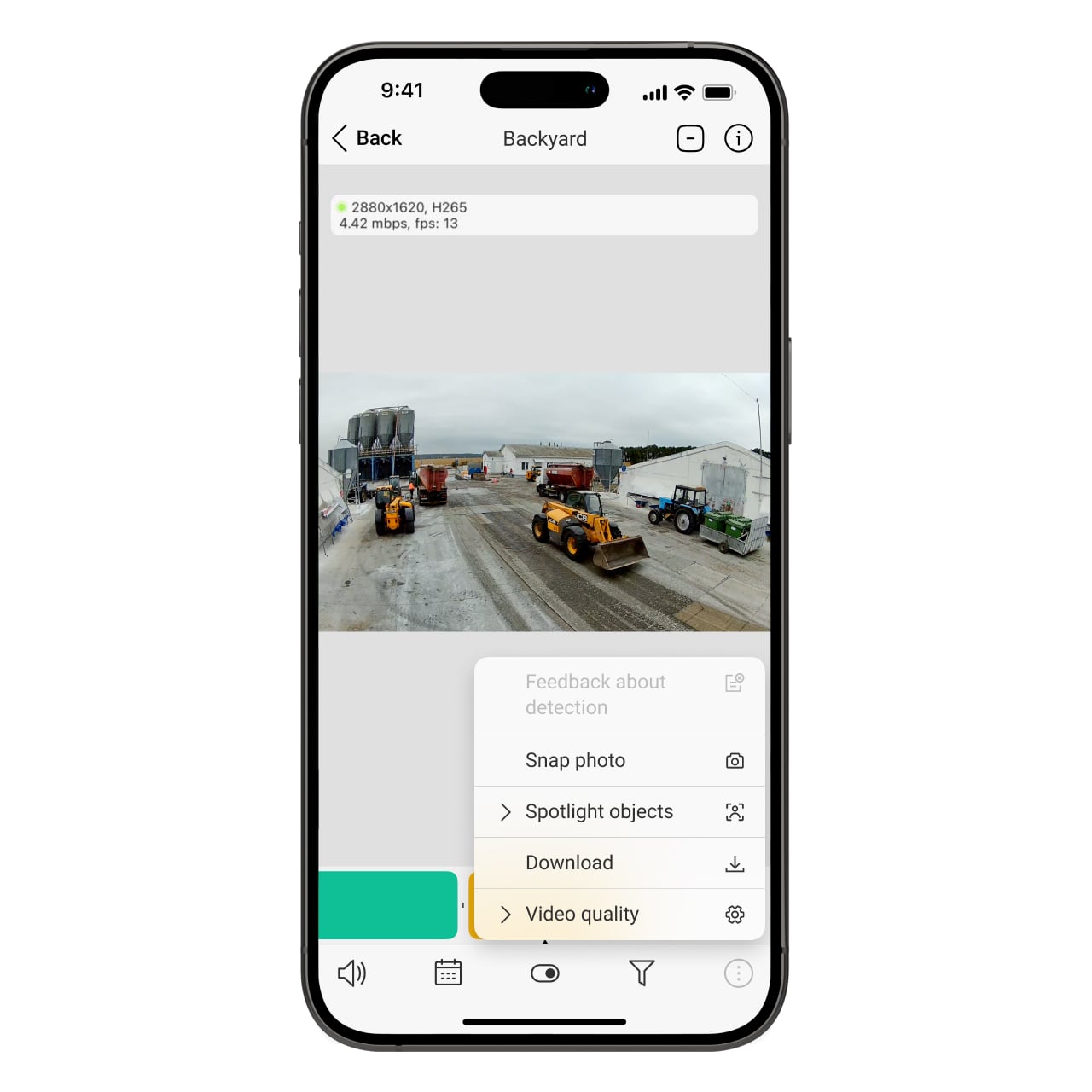 Opções de exportação rápida