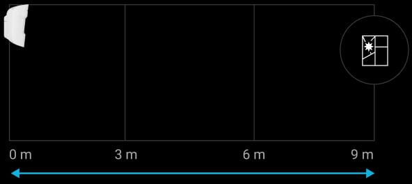 Glass break detection distance 