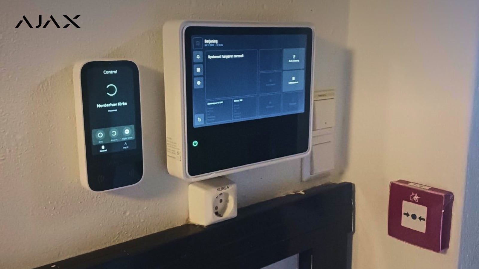 EN54 Fire Hub Jeweller e KeyPad TouchScreen Jeweller