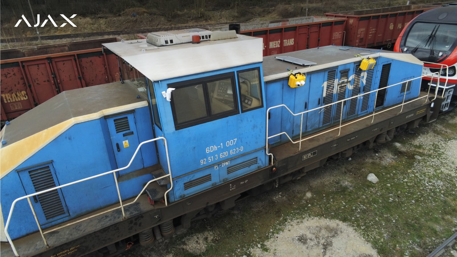 Залізничне депо під захистом системи AlarmTower