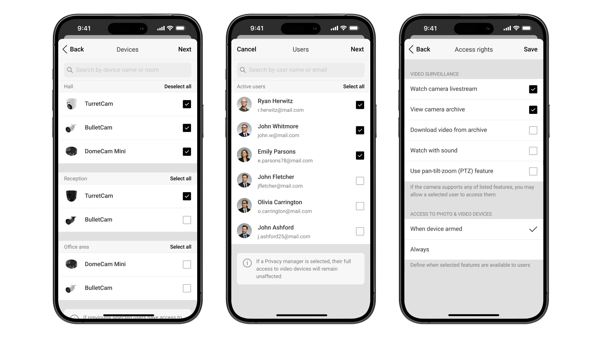 Gestion groupée des accès dans une application Ajax