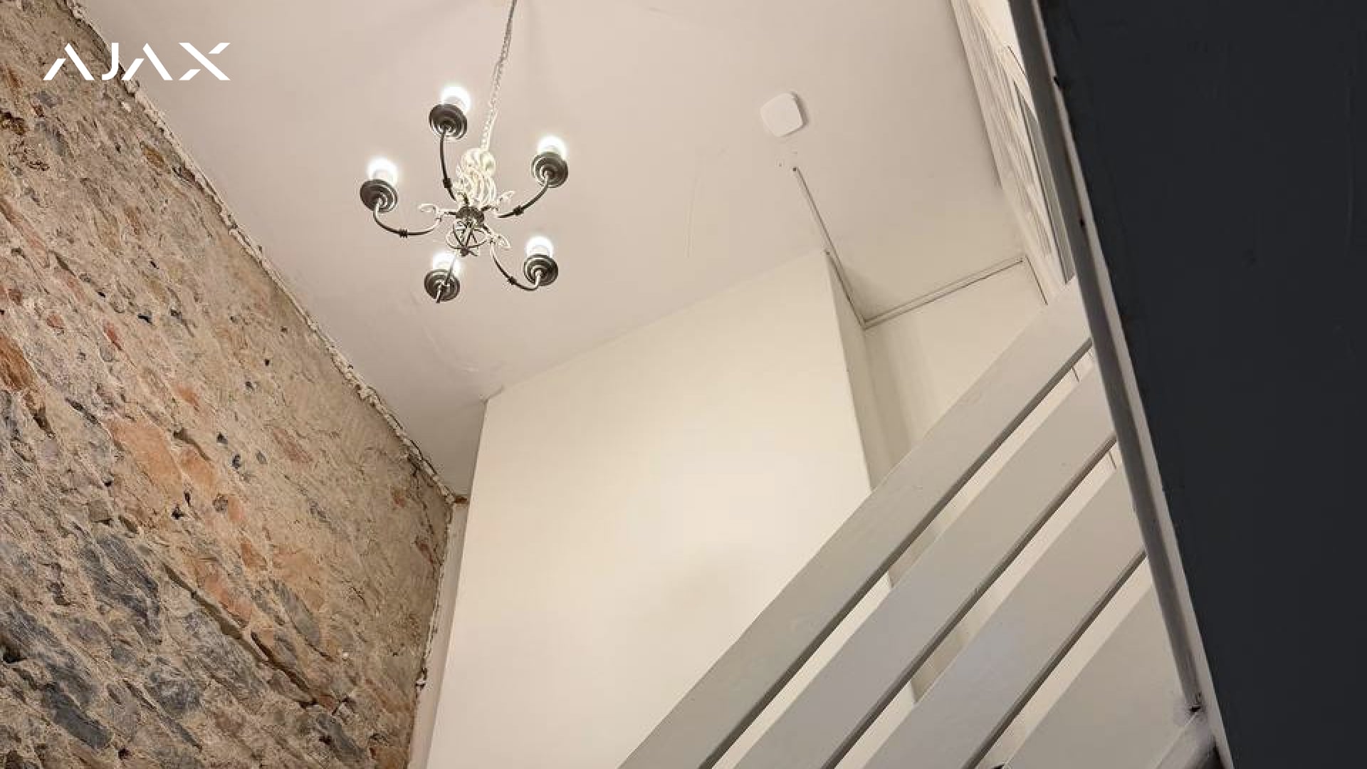 Ajax-brandmelders bewaken een trap