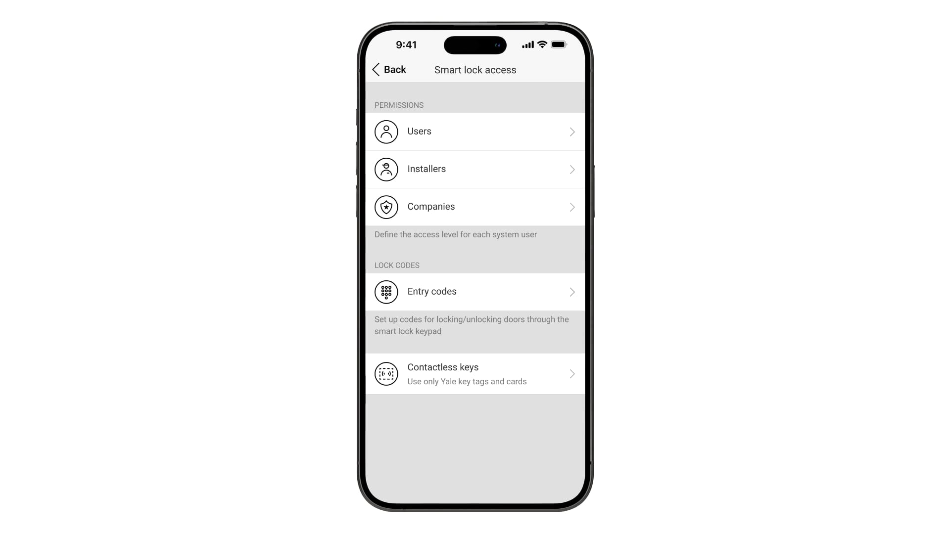 Erweiterte Verwaltung der Zugriffsrechte
