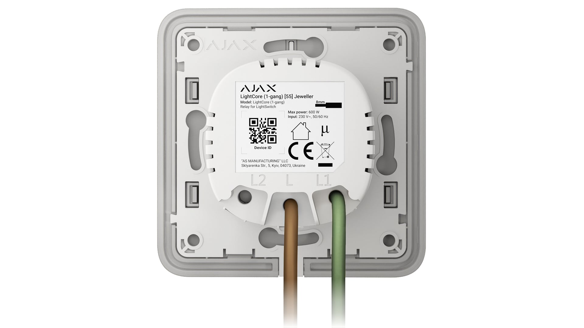 LightSwitch Jeweller, que funciona sin cable neutro