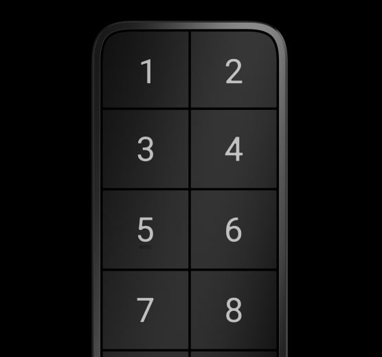 Large mechanical buttons