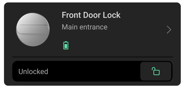 Smart lock control