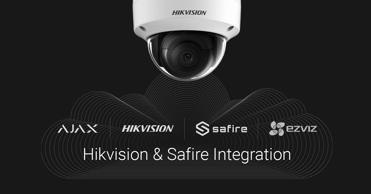 Bir video kaydedici ve EZVIZ, Hikvision ve Safire kamera Ajax’a nasıl bağlanır