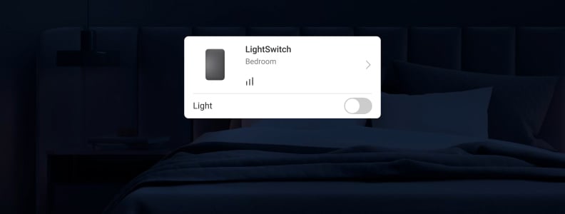 Lighting control via a smartphone