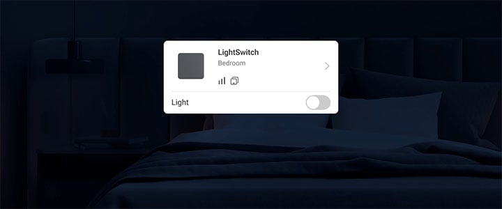 Lighting control via smartphone