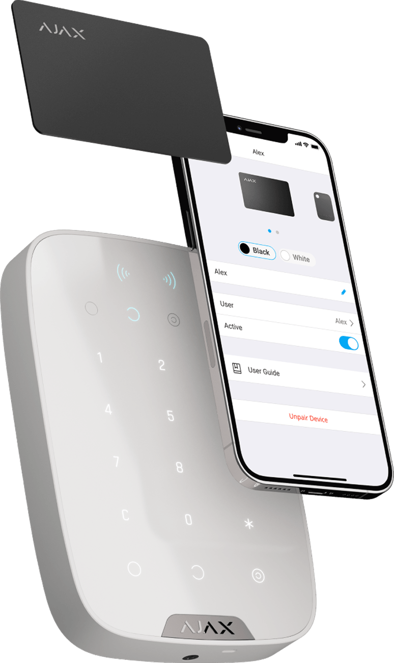 Easy pairing with an Ajax system