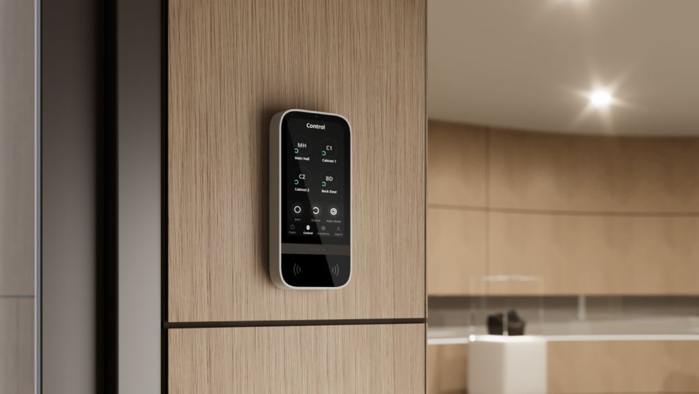 Superior KeyPad TouchScreen Fibra firmware update