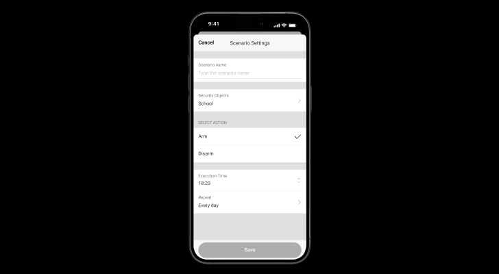 Setup of scenarios that takes a few minutes