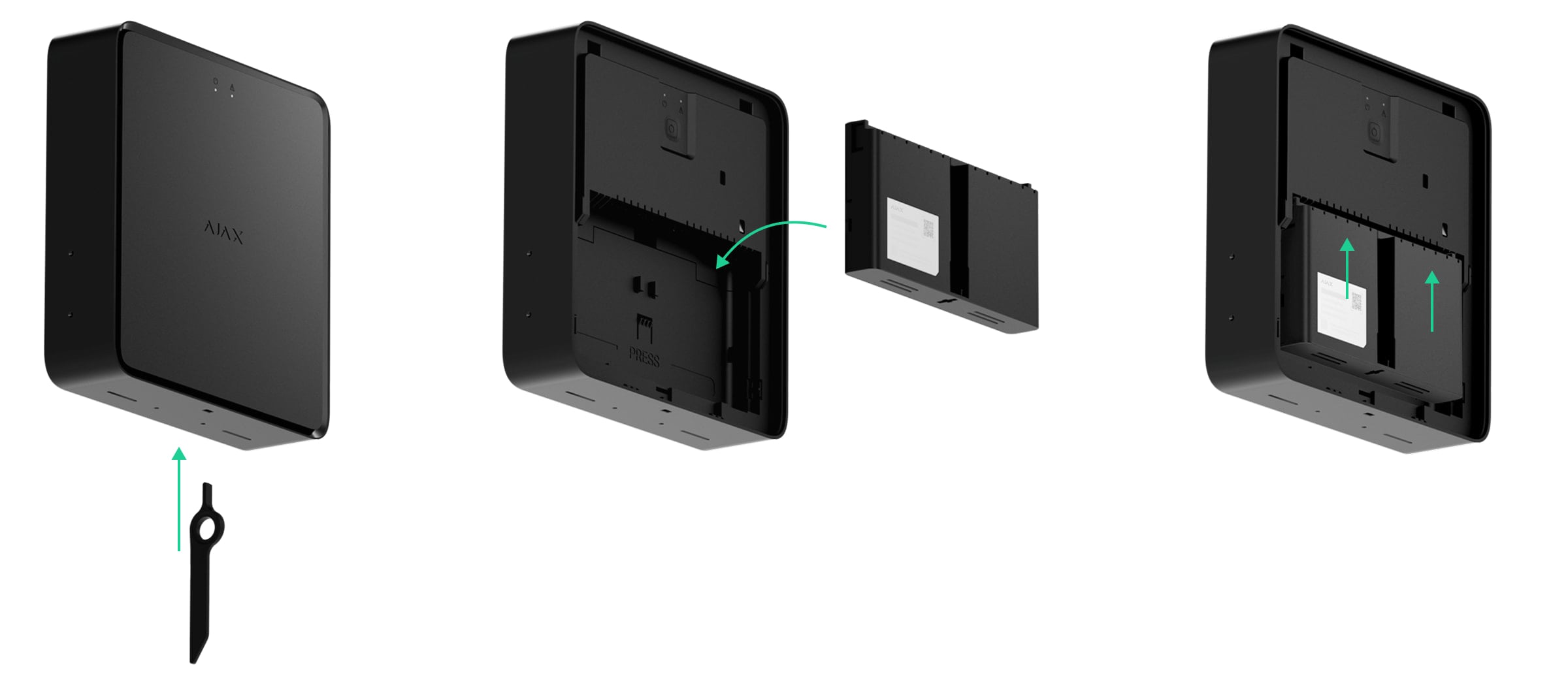 How to install the battery