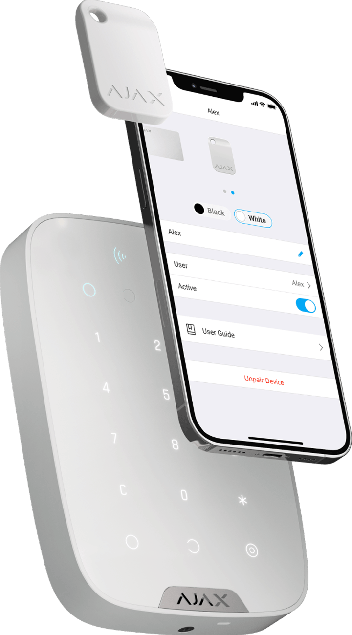 Easy pairing with an Ajax system
