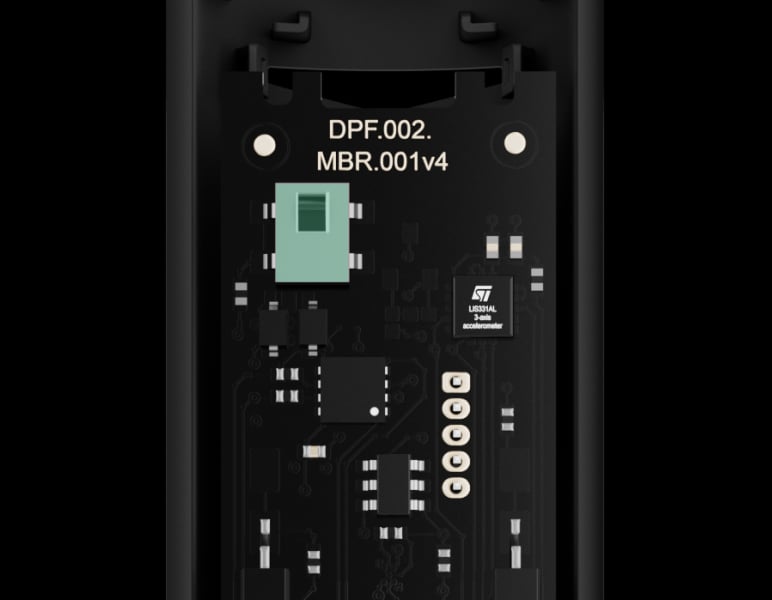 Sabotagebeveiliging die detecteert wanneer de detector van het oppervlak wordt losgemaakt