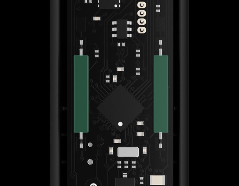 Twee reedschakelaars